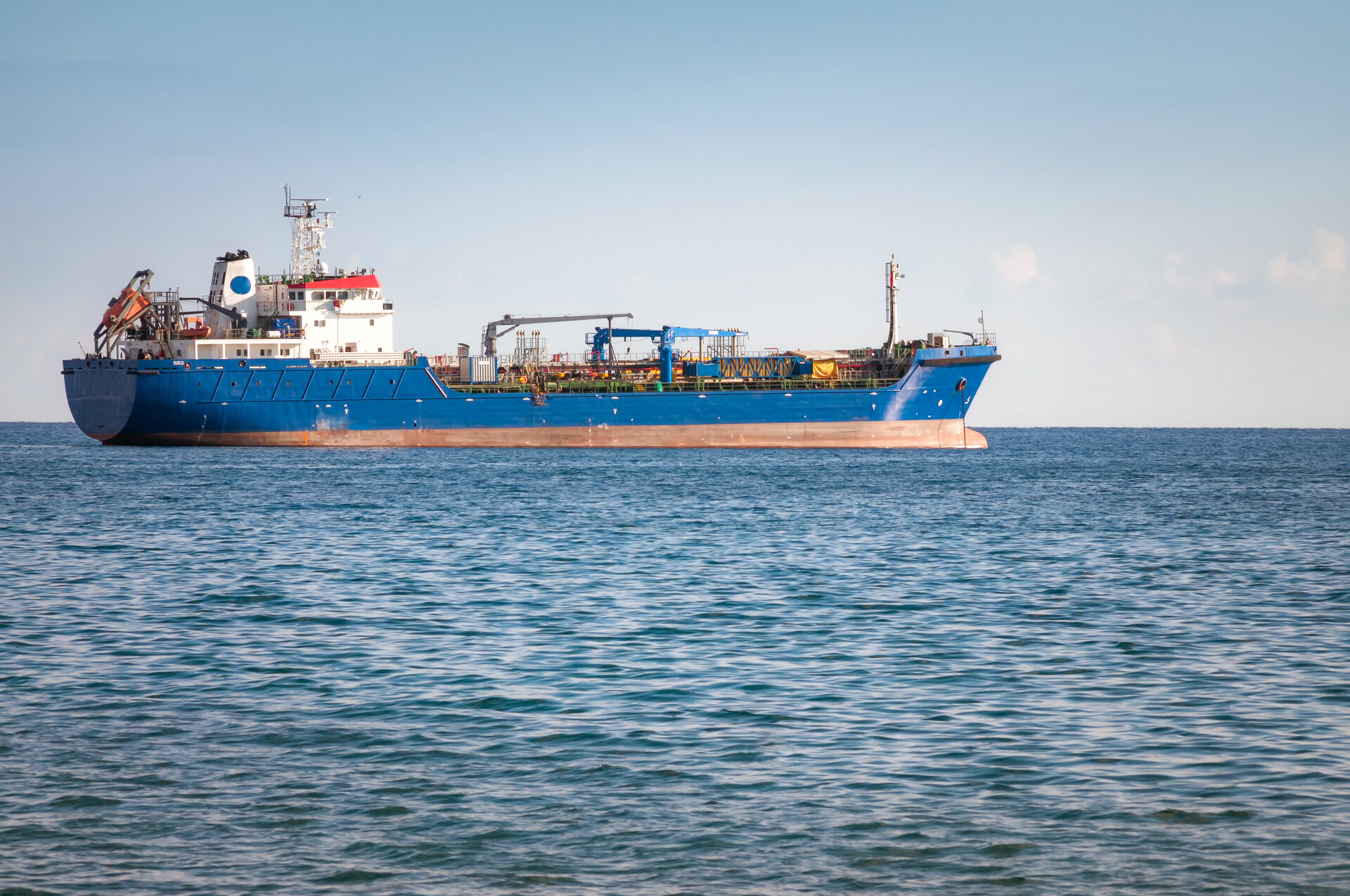 Tanker at sea